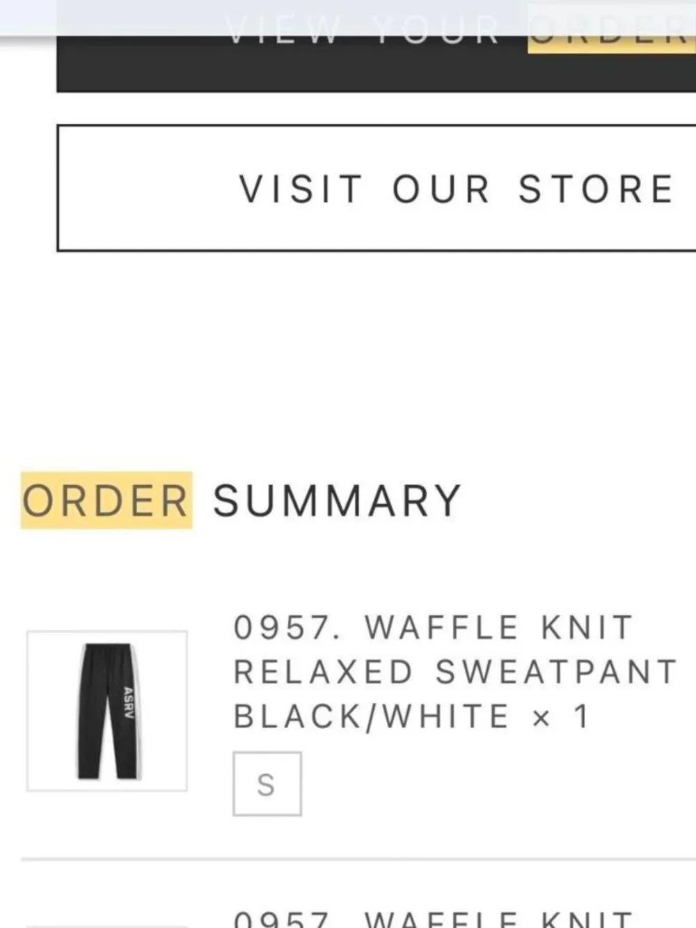 ASRV Waffle Knit Sweatpants - Picture 6 of 6
